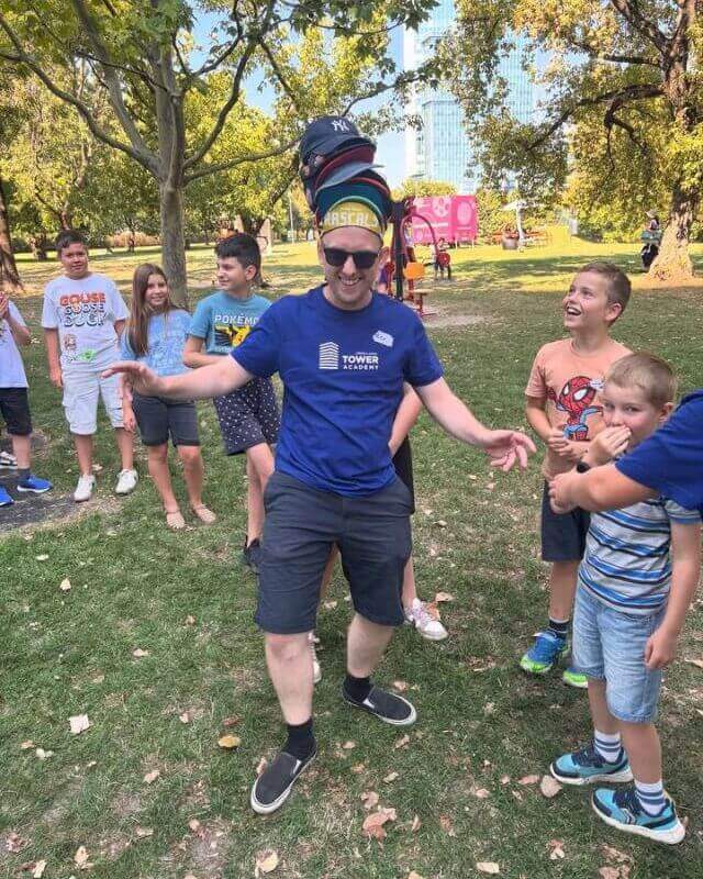 Detský tábor Happy Campers exteriérové aktivity v Bratislave