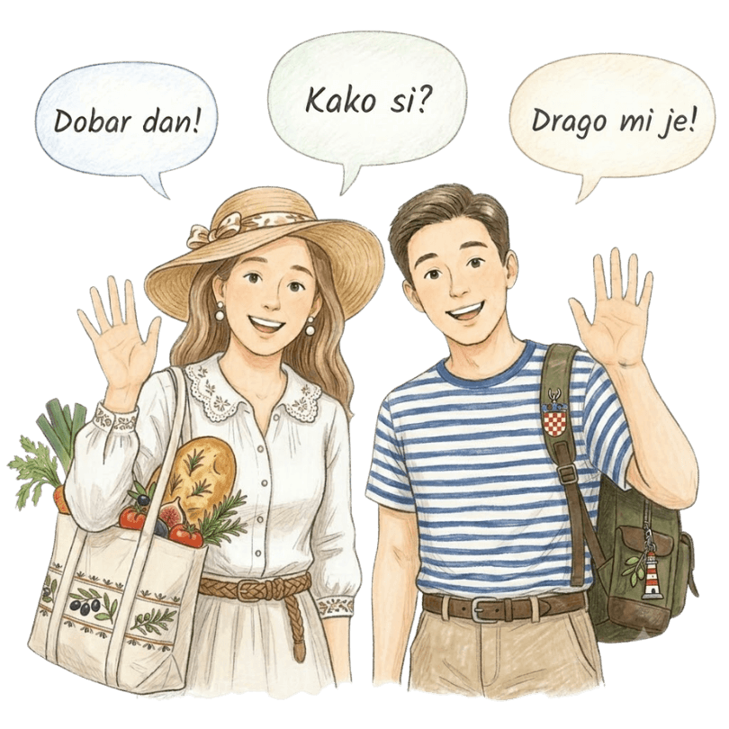 Pozdravy v Chorvátčine